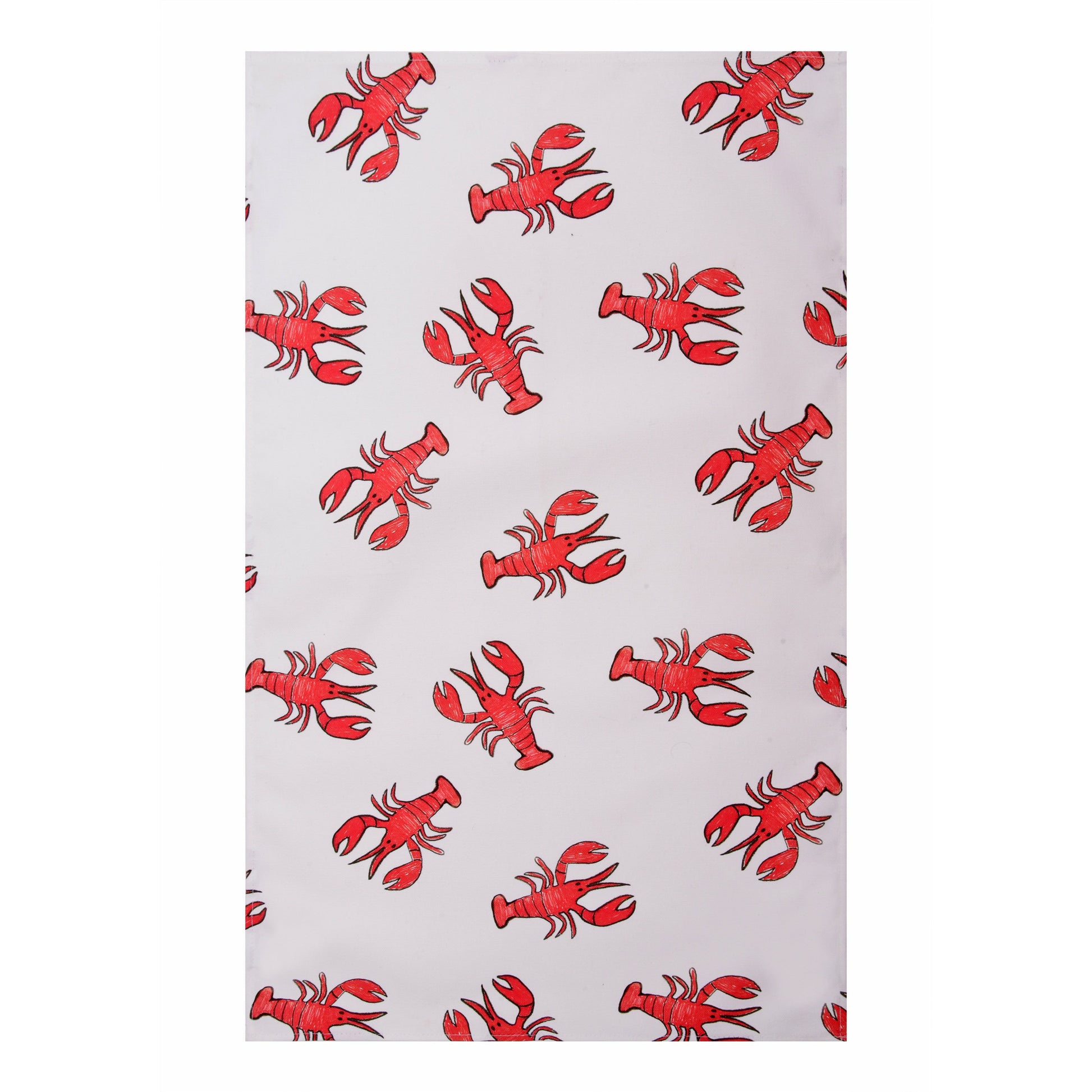 Organic Cotton Lobster Tea Towel 
